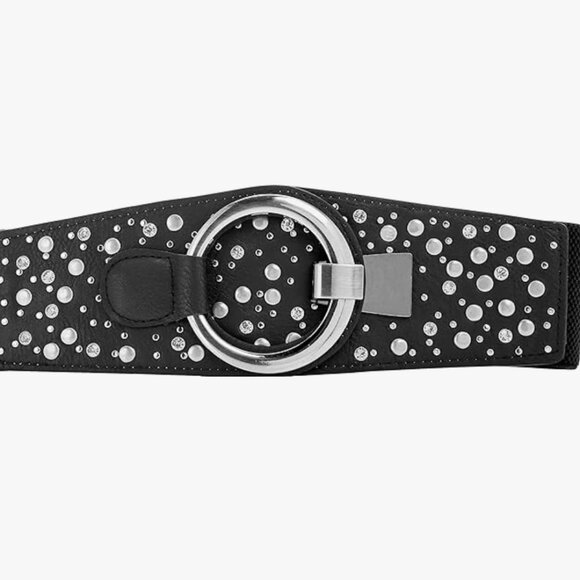 Wide Elastic Stretch Retro Belt - Picture 4 of 6